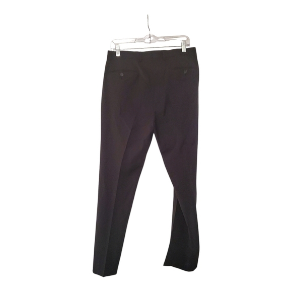 Calvin Klein Men's Black Dress Pants Slim Fit Dark Gray 32W 32L - Picture 2 of 5